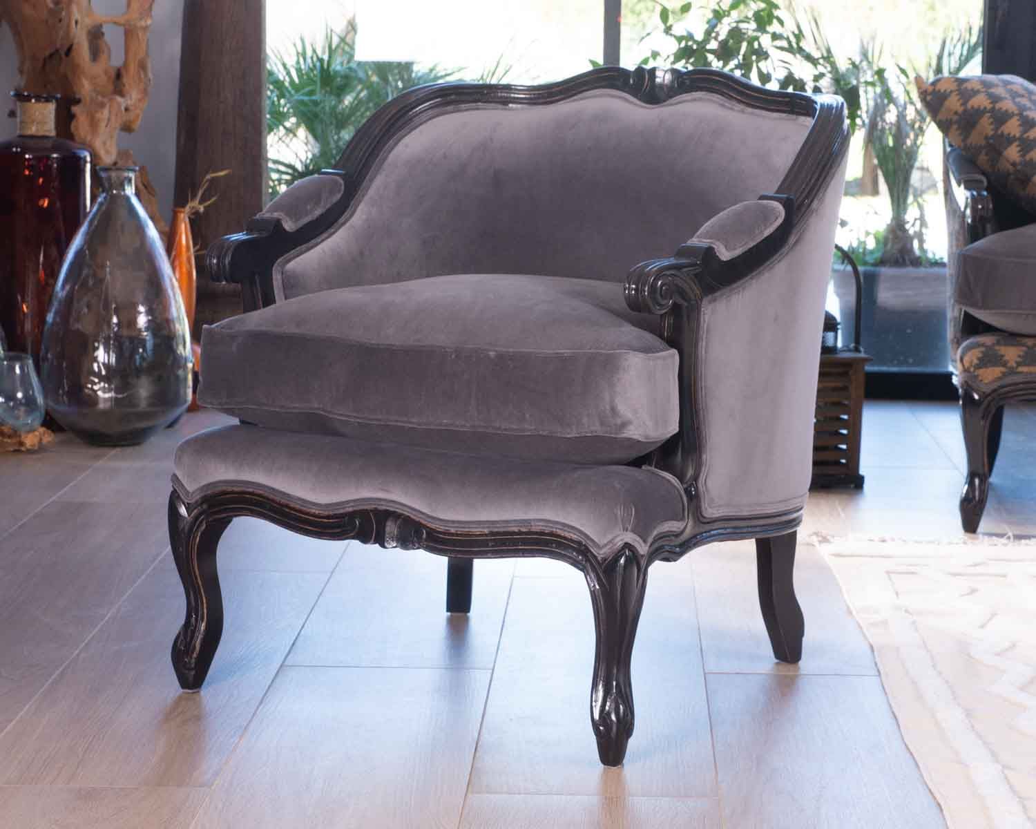 Sillón de tela ultracómodo, de estilo clásico y elegante, «Legacy»
