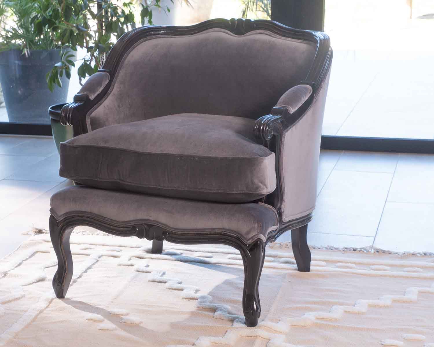 Sillón de tela ultracómodo, de estilo clásico y elegante, «Legacy»