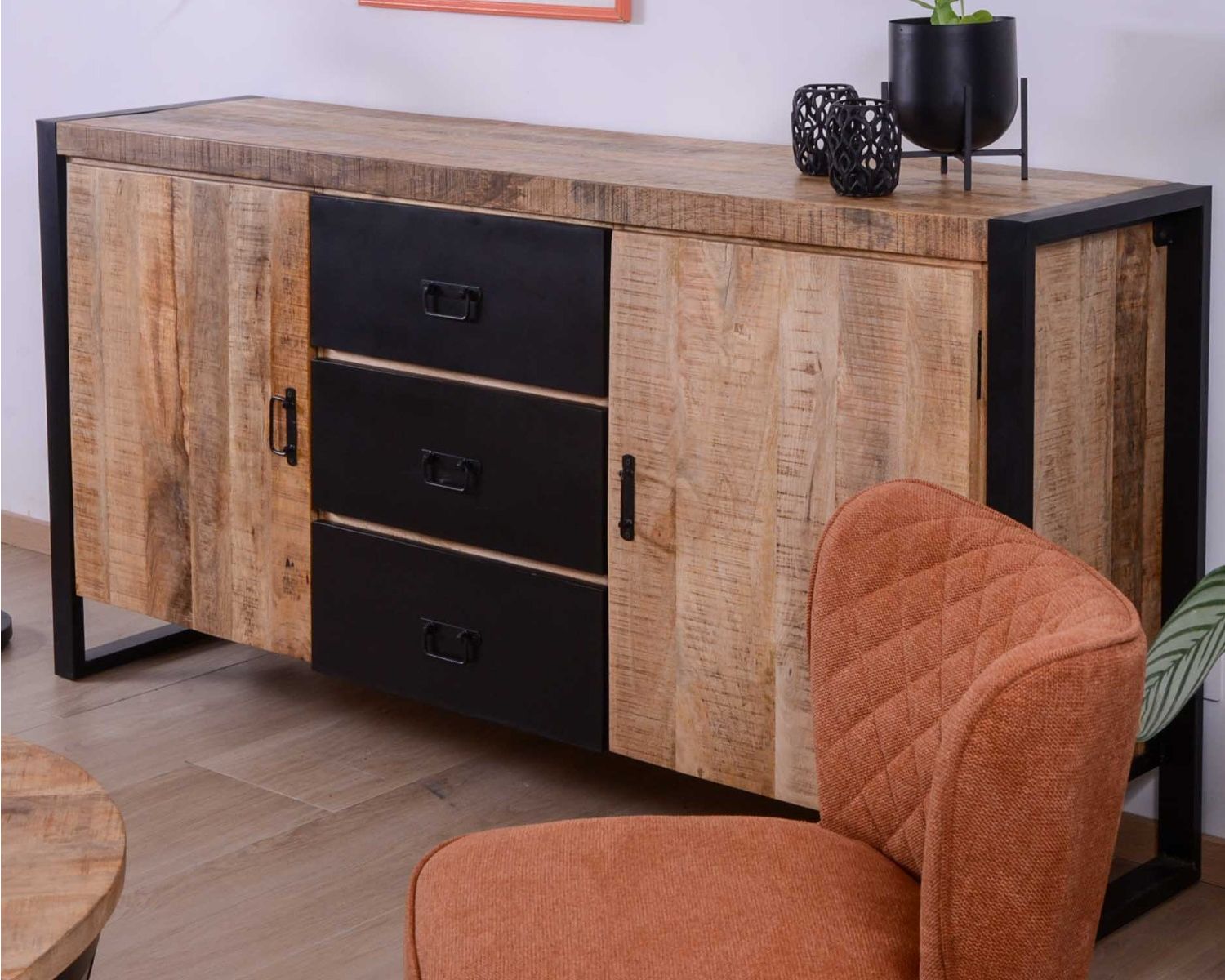 Aparador de comedor de estilo industrial «Andy»