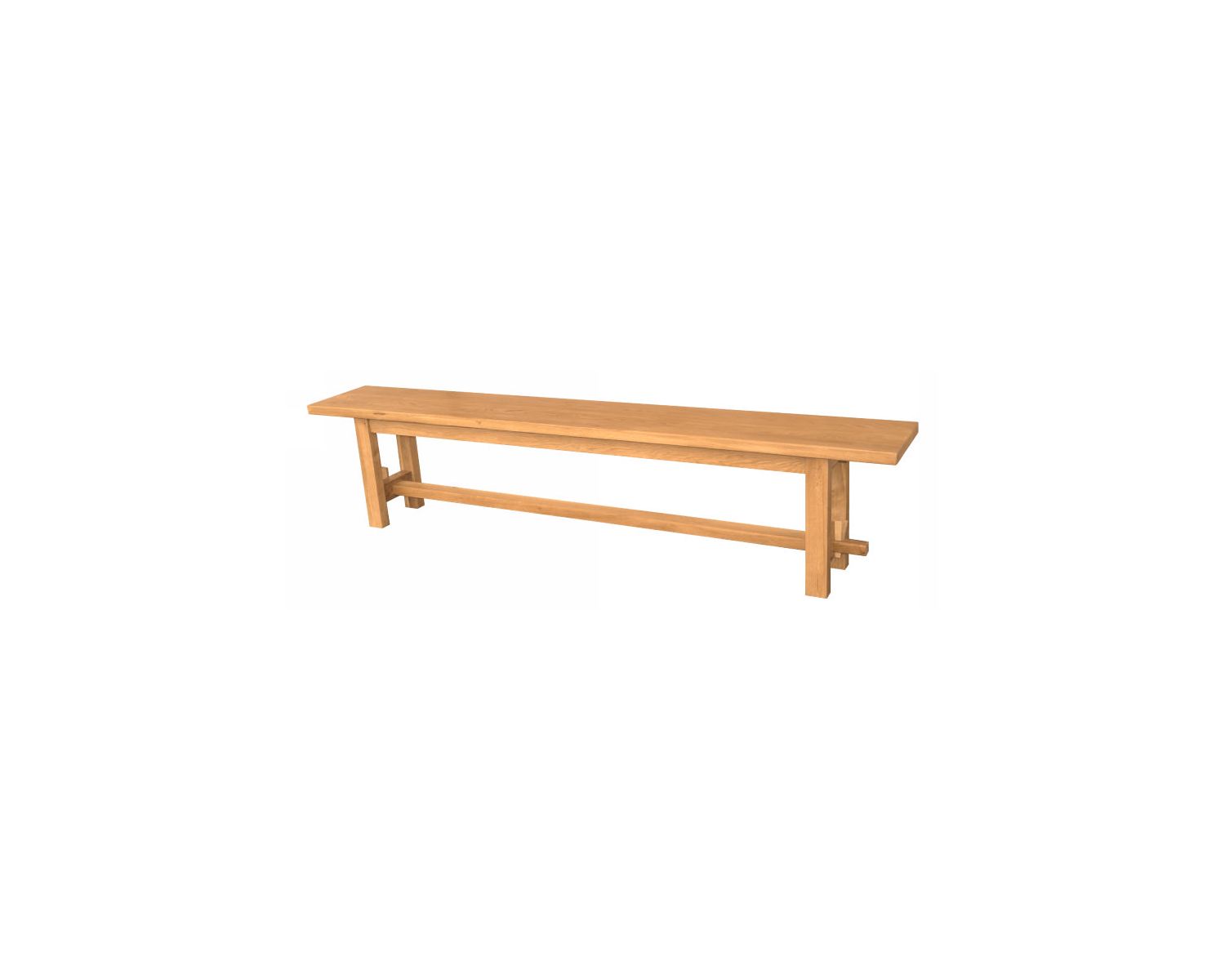 Banco de granja de roble macizo «Antique»
