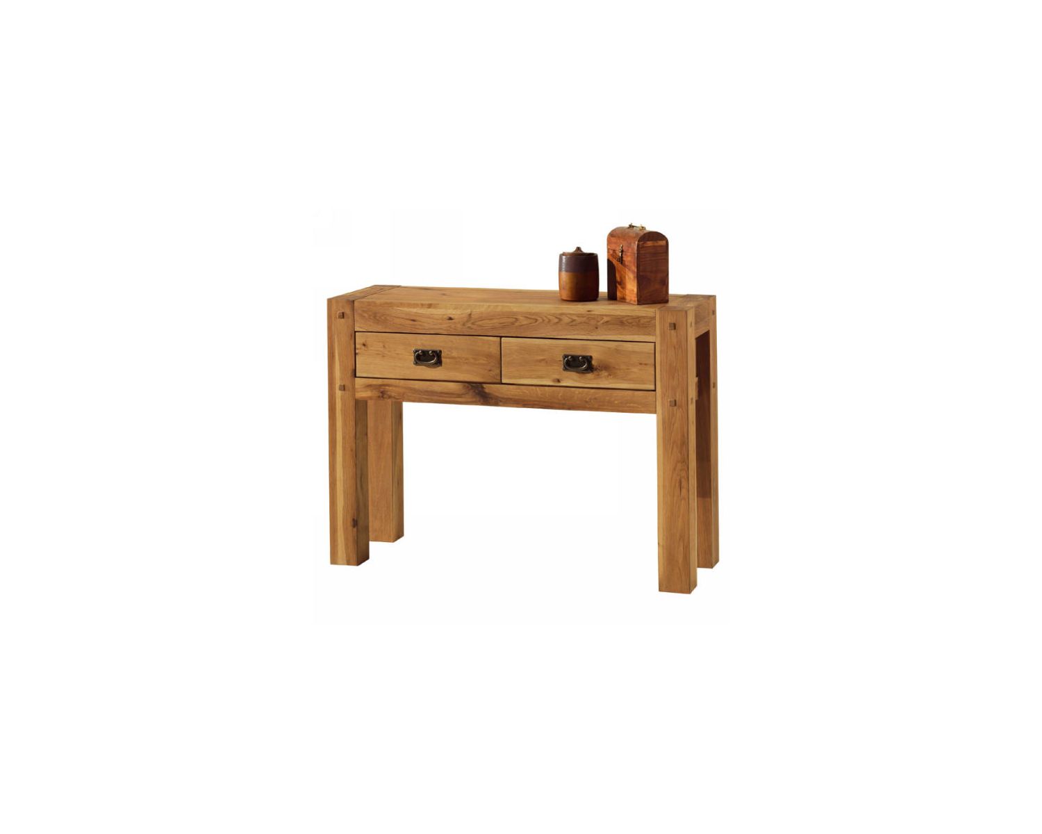 Consola de roble macizo aceitado «Lodge Casita»