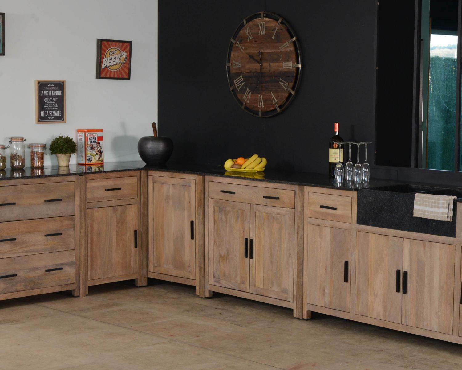 Mueble de cocina esquinero reversible «Grand Chef»