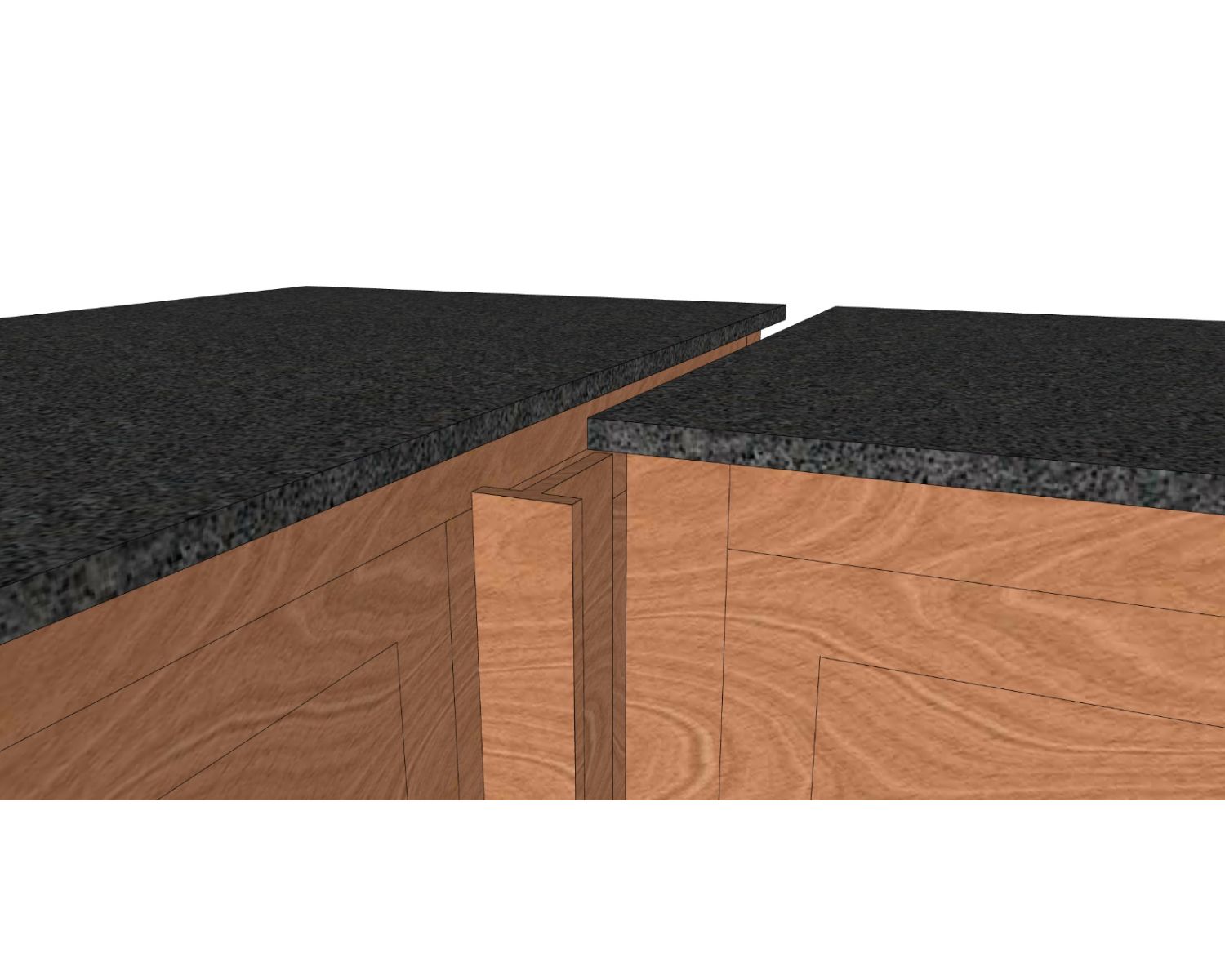 Moldura simple para muebles «Grand Chef»