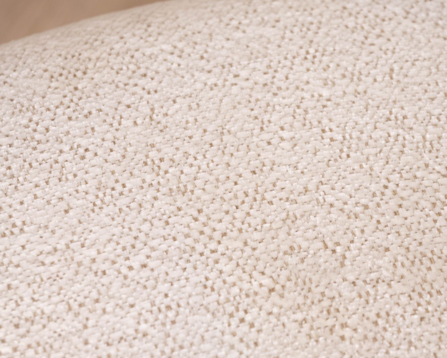 Lote de 2 sillas de diseño y cómodas, en tejido bouclé blanco «Amarello»