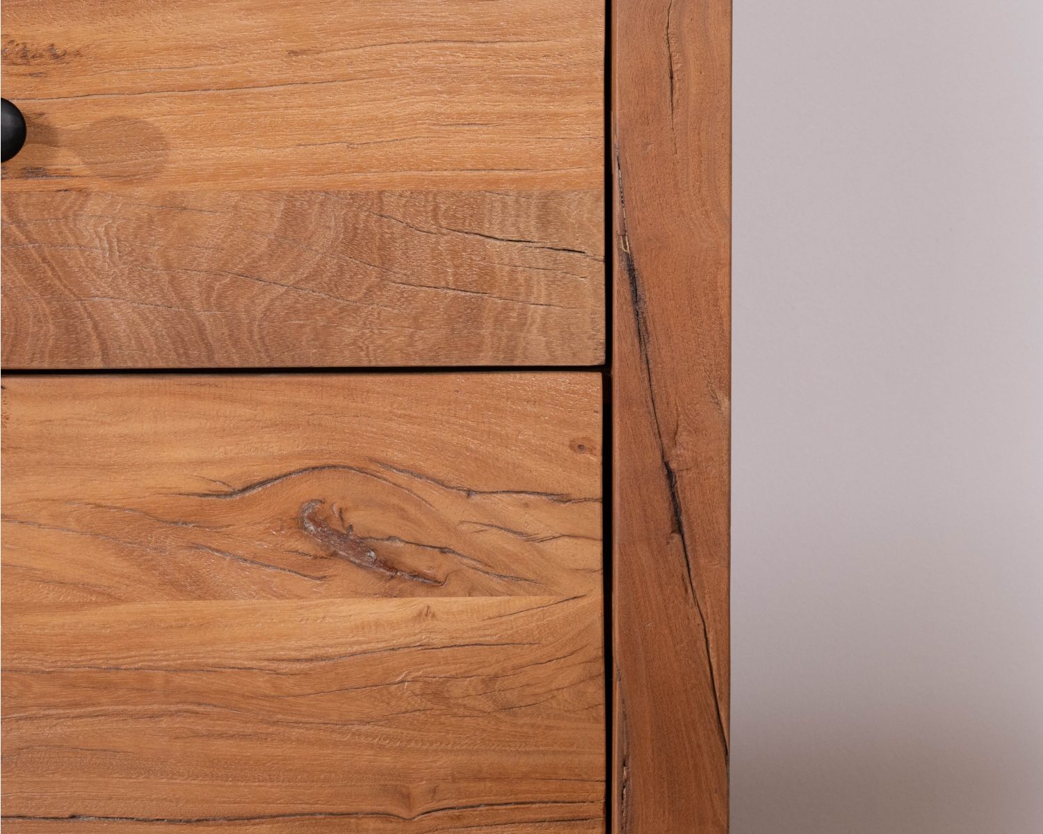Aparador de estilo rústico de 170 cm, fabricado en madera reciclada «Mokal»