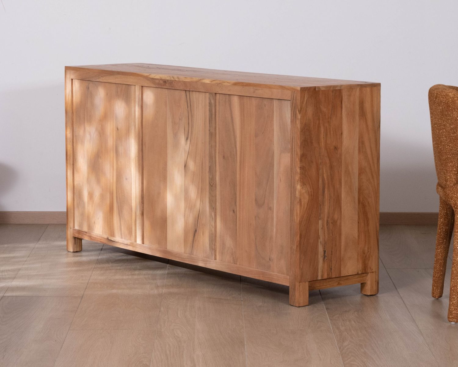 Aparador bajo de 155 cm, estilo rústico, de madera reciclada «Mokal»