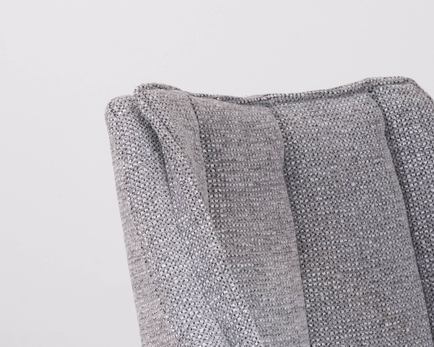 Lote de 2 sillas giratorias de comedor de tela gris «Webber»