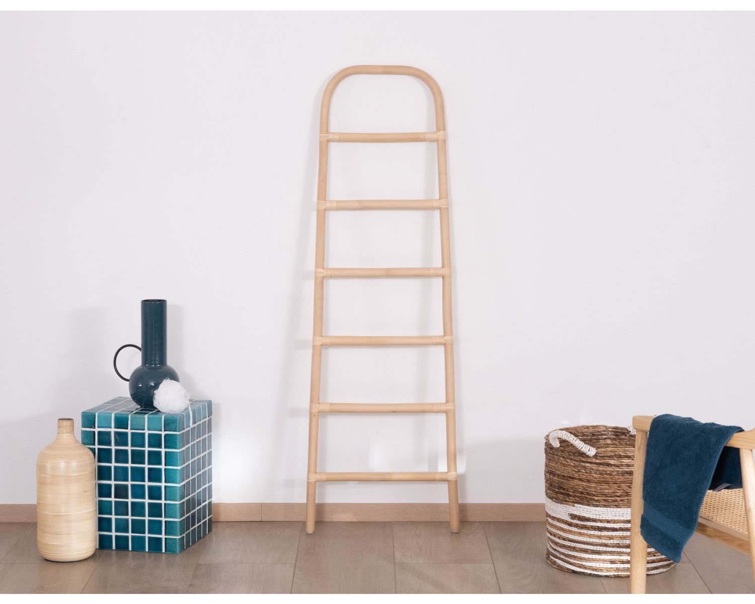 Escalera de ratán natural «Solira»