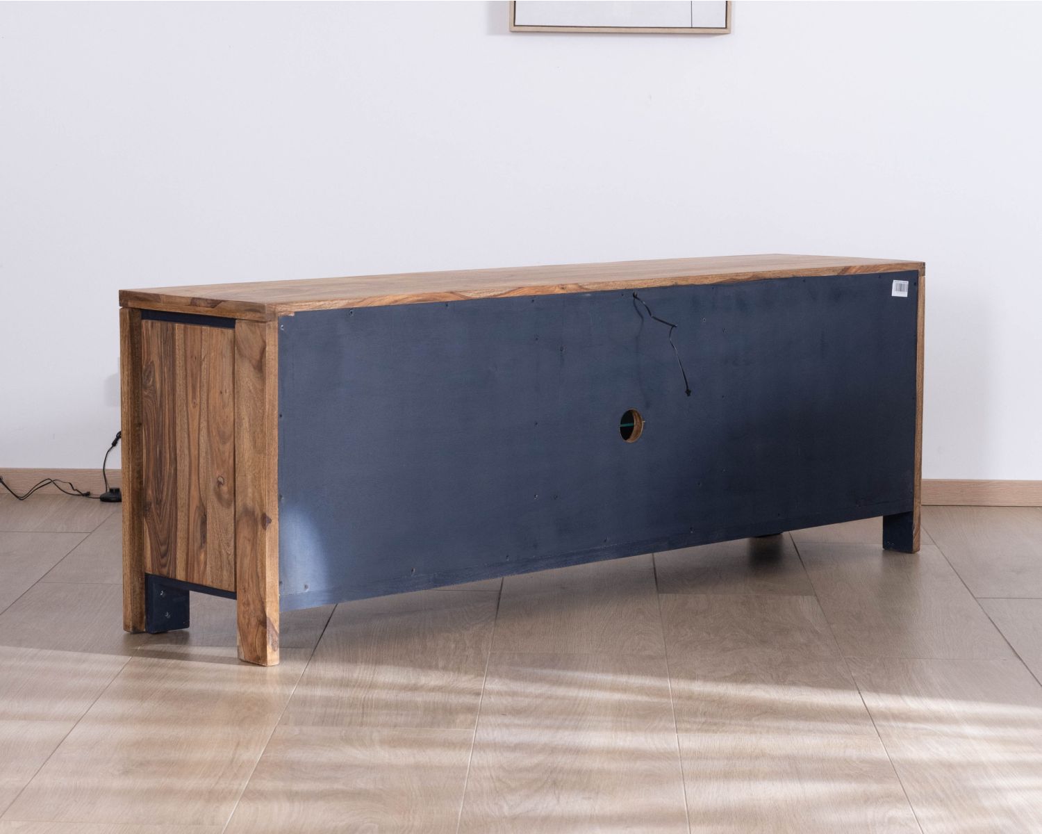 Mueble para la televisión 175 de palisandro y acacia con iluminación LED «Enoa»