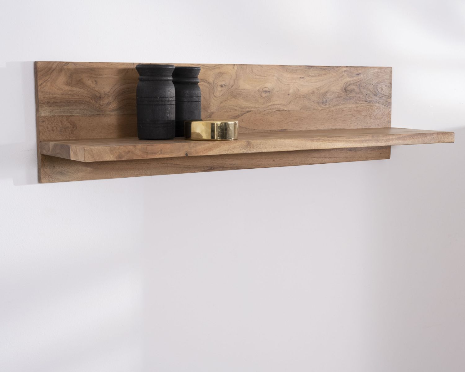Estantería minimalista de acacia «Baltik» de 100 cm