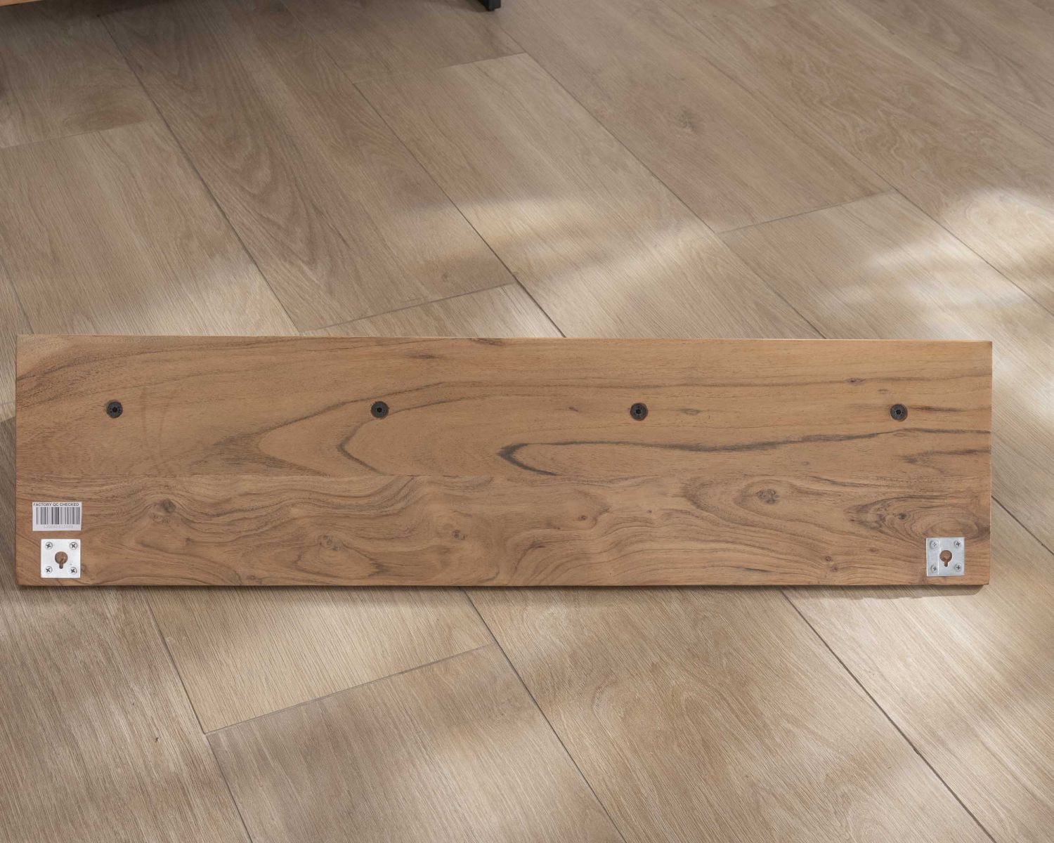 Estantería minimalista de acacia «Baltik» de 100 cm