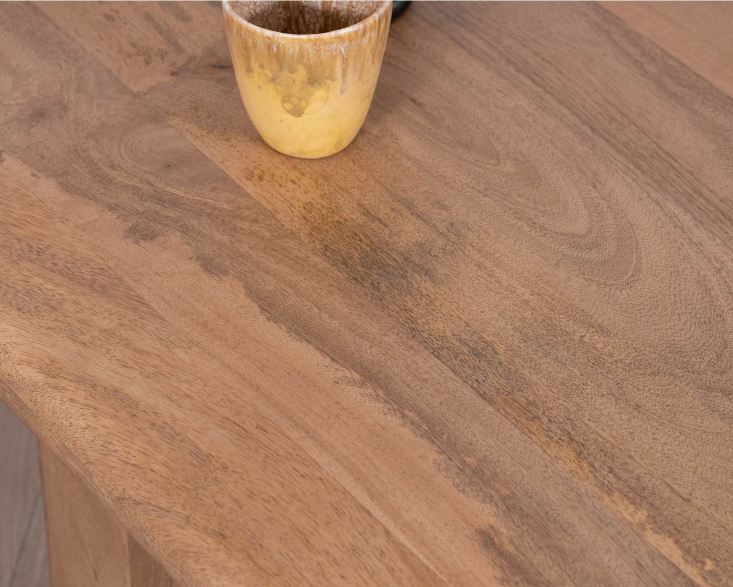 Mesa de centro modular de madera de mango «Naura» de estilo orgánico