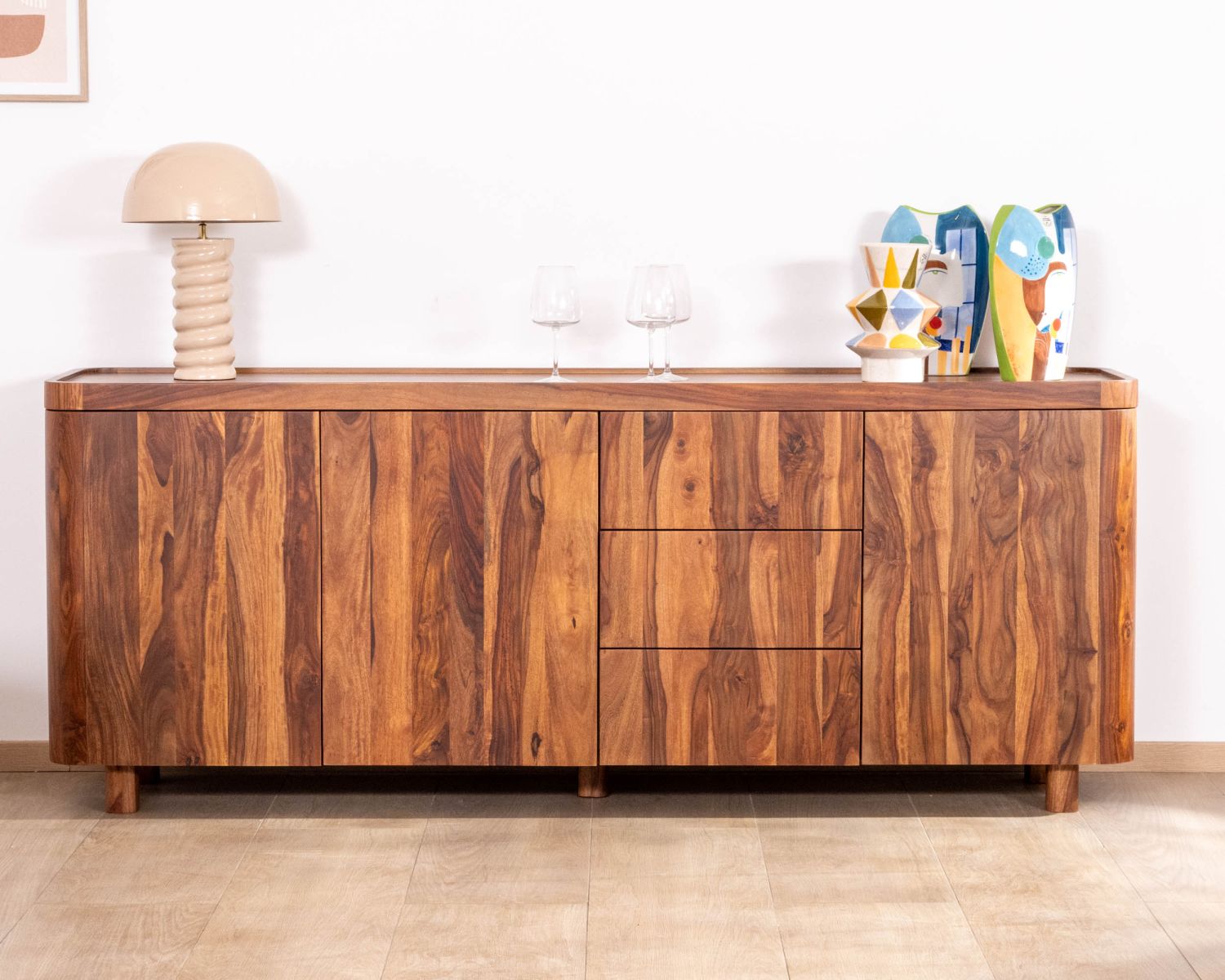 Aparador de madera de palisandro «Rosewood» de 200 cm