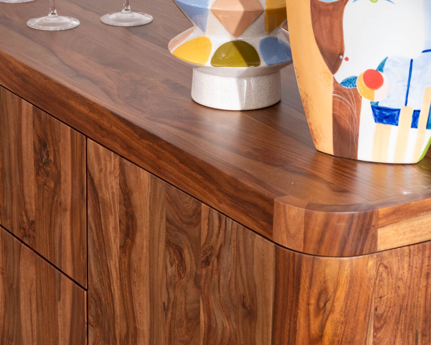 Aparador de madera de palisandro «Rosewood» de 200 cm