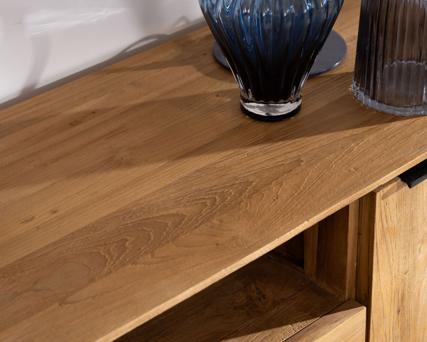 Mueble para la tele de teca reciclada «Bahia», estilo retro