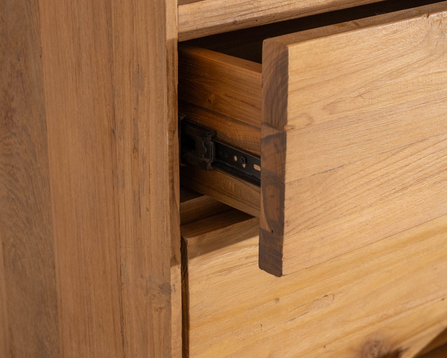 Librería de estilo retro de teca «Bahia» de 3 estantes