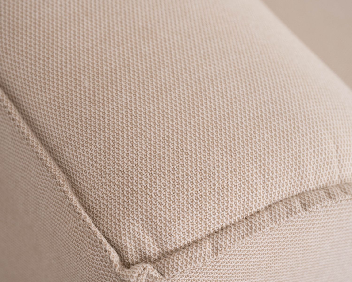 Sofá de exterior de 2 módulos «Sunset Bay» con tejido especial para exteriores en color crema