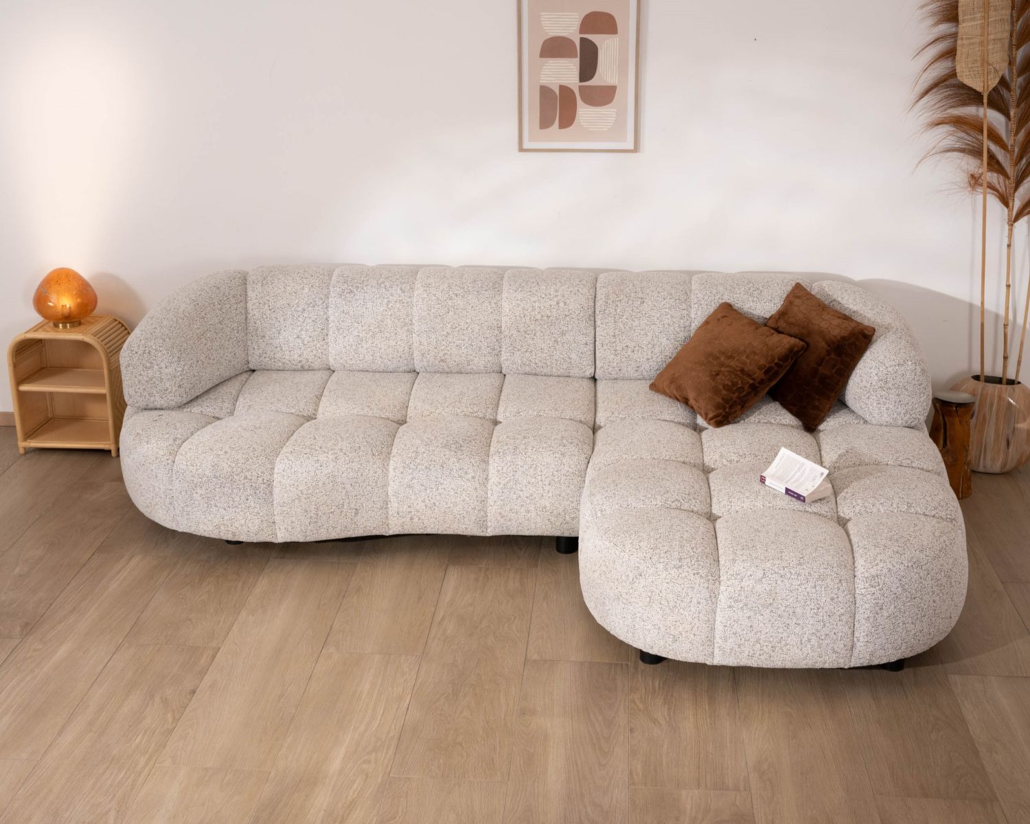 Sofá con extensión eléctrica y chaise longue «Syltan», con orientación y colores a elegir