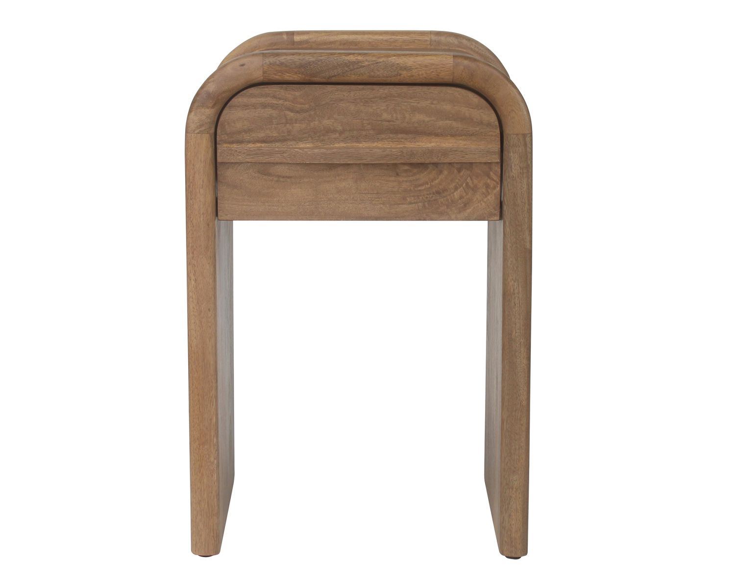 Table de chevet en manguier esprit néo-rétro "Spelano"
