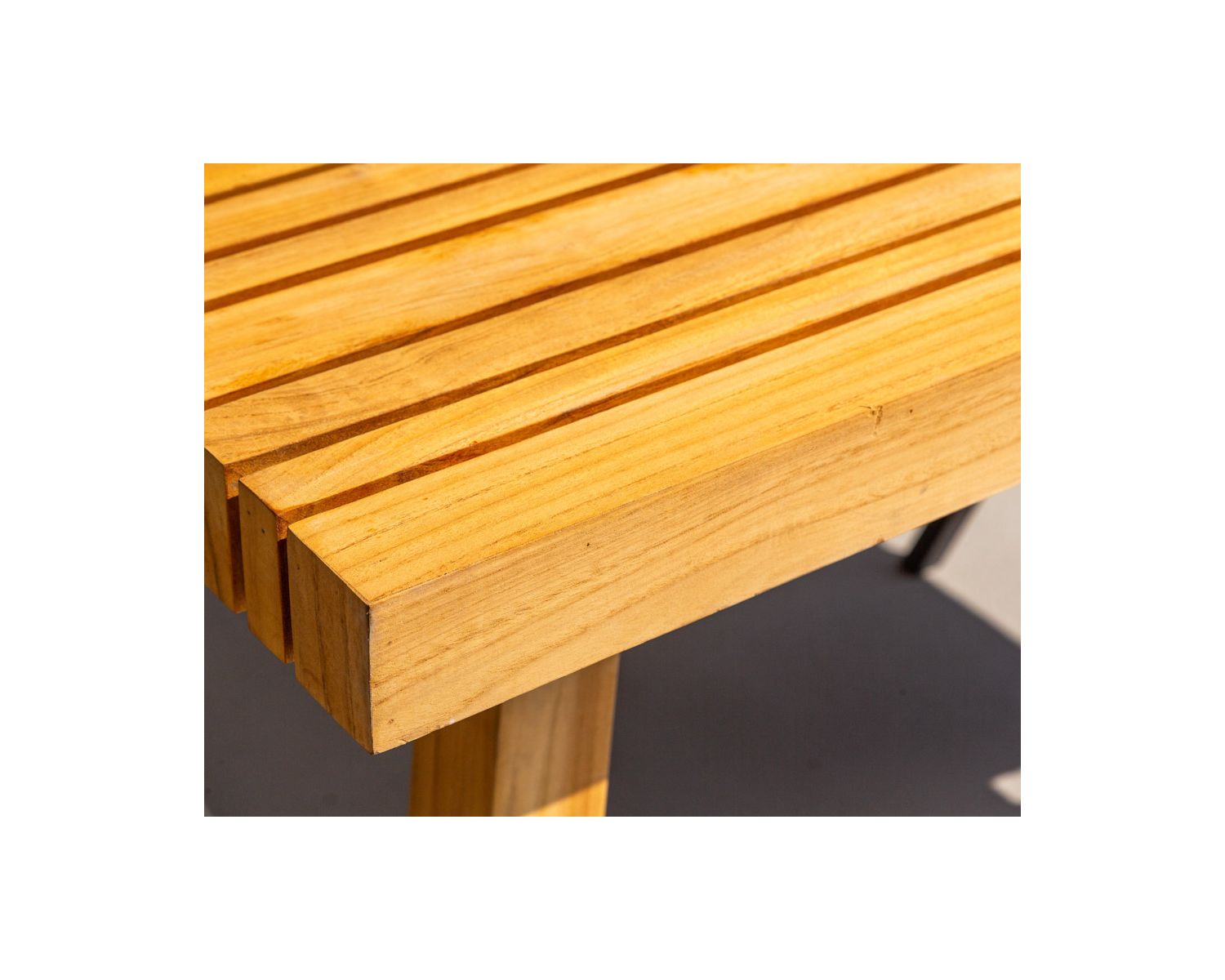 Mesa de comedor de exterior de teca maciza de 200 cm «Lombok»