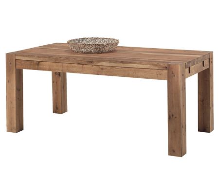 Mesa de comedor rectangular de roble macizo de 180 cm «Lodge Casita»