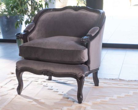 Sillón de tela ultracómodo, de estilo clásico y elegante, «Legacy»