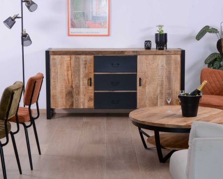 Aparador de comedor de estilo industrial «Andy»