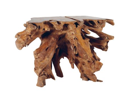 Mesa de entrada de teca «Roots»