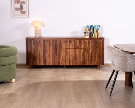 Aparador de madera de palisandro «Rosewood» de 200 cm
