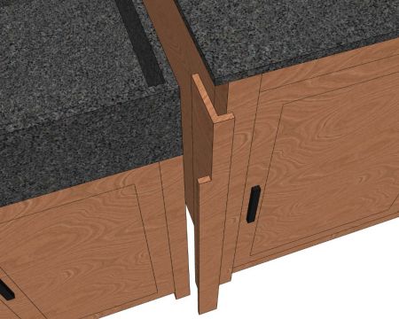Lote de 2 barras para mueble de fregadero de 79 cm «Grand Chef»