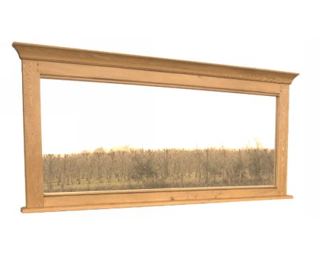 Espejo de roble macizo «Antique», 186 x 102 cm