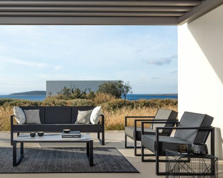 Conjunto de jardín de 3 piezas: 1 sofá y 2 sillones «Bantayan Island»