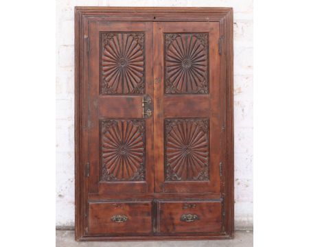 Puerta doble india ornamental, modelo único «Puerta antigua»