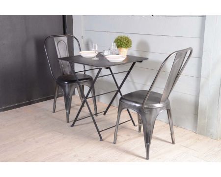 Mesa de comedor cuadrada plegable