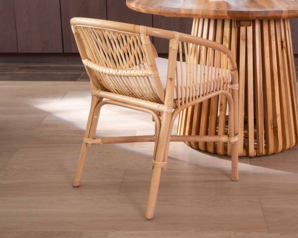 Silla de ratán trenzado «Cebu»