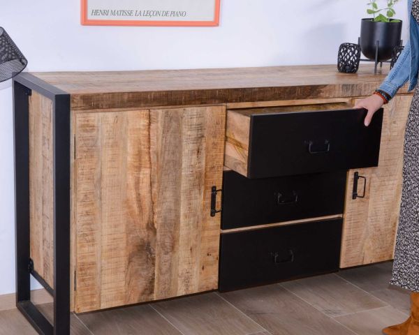Aparador de comedor de estilo industrial «Andy»