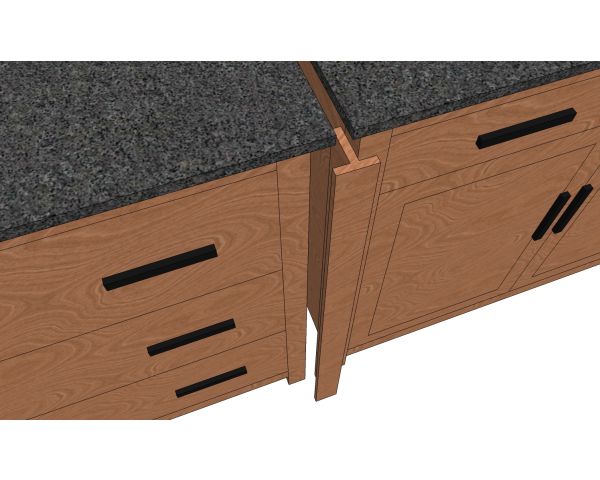 Moldura simple para muebles «Grand Chef»