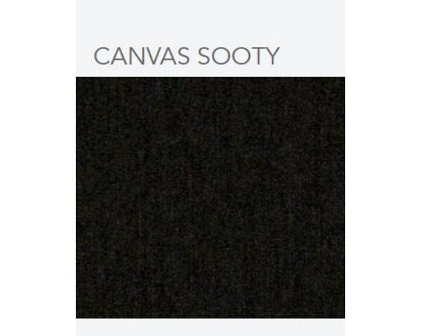 Tumbona de 90 cm de ancho, de aluminio negro y colchón gris «Terrasse»