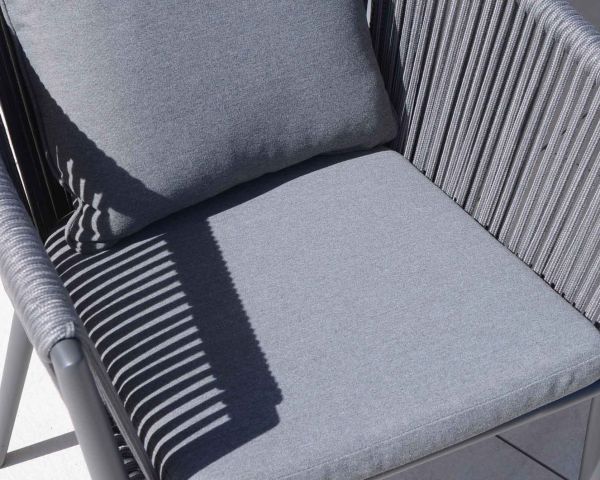 Lote de 2 sillas de jardín contemporáneas y muy cómodas «Cheverny»