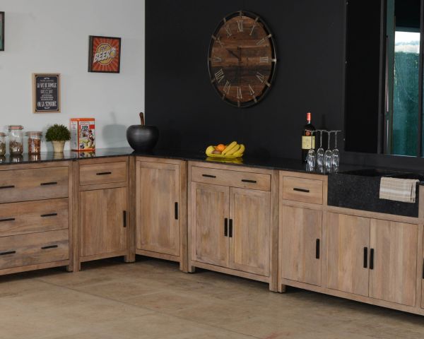 Mueble de cocina esquinero reversible «Grand Chef»