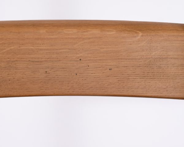Silla de comedor de roble macizo con asiento trenzado «Antique», de estilo clásico