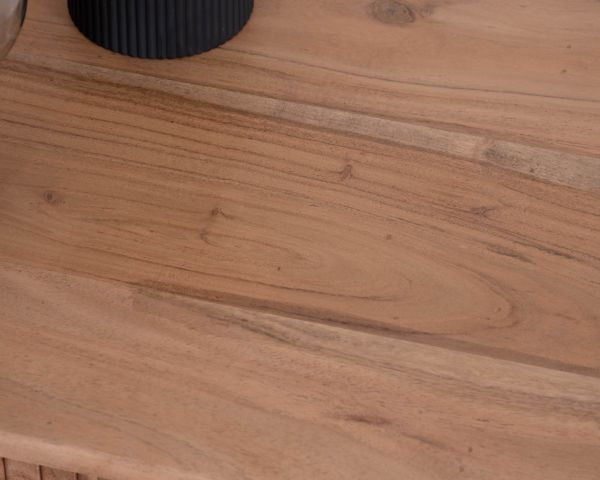 Mueble para la tele de diseño retro de 175 cm «Bopee» con iluminación LED