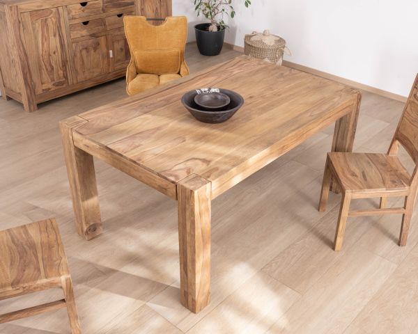 Mesa de comedor extensible de palisandro «Kalanohé», 180 cm