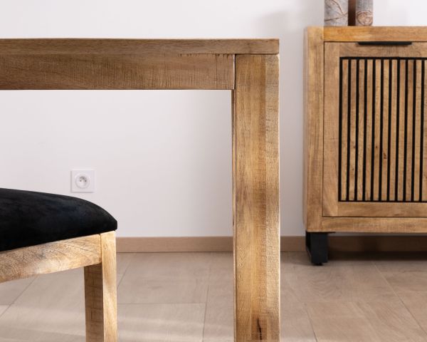 Mesa de comedor de madera de mango, 160 x 90 cm, «Manoha»