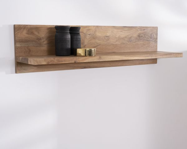 Estantería minimalista de acacia «Baltik» de 100 cm