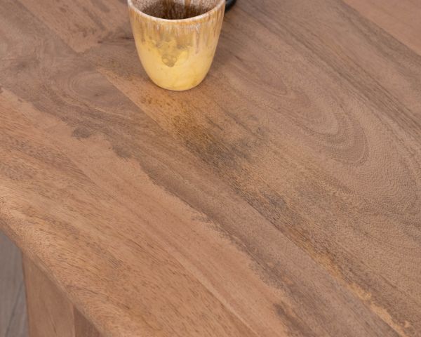 Mesa de centro modular de madera de mango «Naura» de estilo orgánico