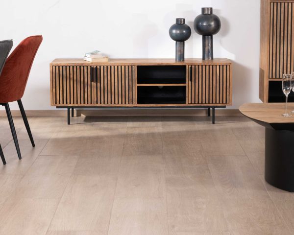 Mueble para la tele de 3 puertas de teca, estilo retro «Opland», 160 cm