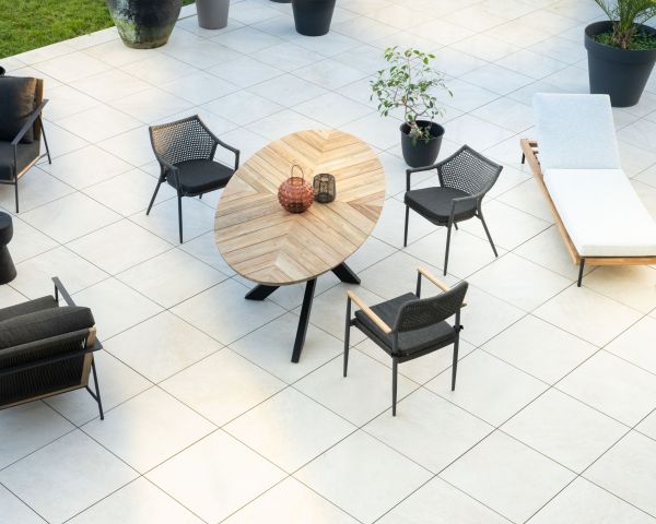Lote de 2 sillas de jardín envolventes de cuerda trenzada gris oscuro «Chair'ming»