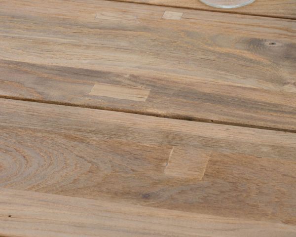Mesa de jardín de alta gama «Hélios» con tablero en forma de roseta y cubitera integrada 