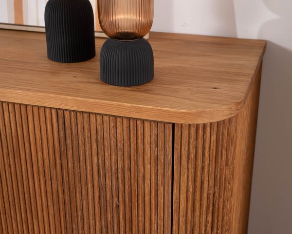 Gran aparador de estilo retro en roble aceitado de 180 cm «Winton»